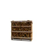 30 cm – 2.5 Stères Caisse à bûches en chêne ultra sec