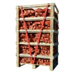 Ensemble de 84 sacs (Une palette) de bois de chauffage ultra sec en chêne