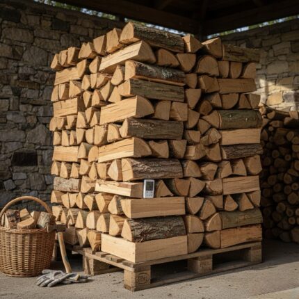 (30 cm /- 3 stères) -Bois de chauffage (Chêne) sur palette